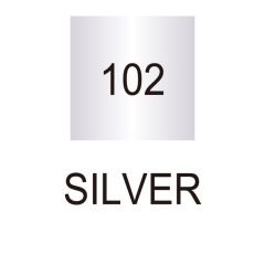 ZIG CLEAN COLOR DOT METALİK TC-8100 102 SILVER