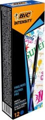 Bic Medium Liner Intensity 12 Li kutu Mavi 964779