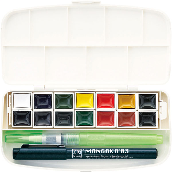 ZIG SULUBOYA PIGMENT TRANSPARENT WSKG301-1 14 RENK