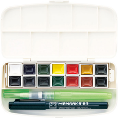 ZIG SULUBOYA PIGMENT TRANSPARENT WSKG301-1 14 RENK