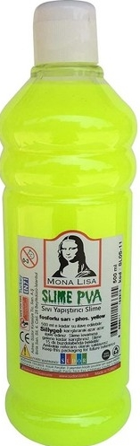 SÜDOR SLIME 250 ML FOSFORLU SARI SL07-11