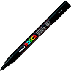 UNİ POSTER MARKÖRÜ POSCA 0.9-1.3 PC-3M SİYAH