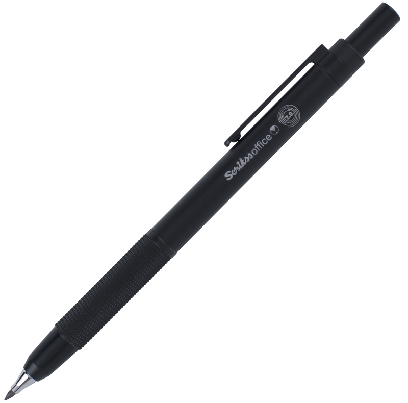 SCRIKSS VERSATİL KALEM TWIST 2.0 SİYAH ŞEFFAF AMBALAJ