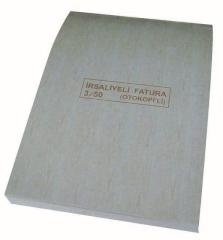 DİLMAN İRSALİYELİ FATURA 3/50 4 NÜSHA 4124