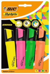 BIC FOSFORLU KALEM FLAT SET 4 LÜ KARIŞIK BLS. 943652