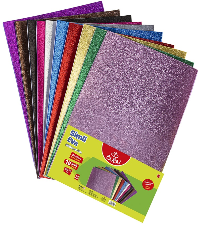 BU-BU EVA 50x70 SİMLİ YAPIŞKANLI KRŞ.10 LU EV0020