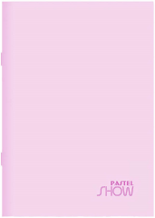 KESKİN DEFTER PASTEL SHOW A4 PP KAPAK DİKİŞLİ 40 YP. ÇİZGİLİ 324601-99