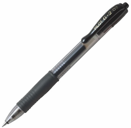 PILOT JEL KALEM G2 MEKANİZMALI 0.7 SİYAH BL-G2-7-B-FF