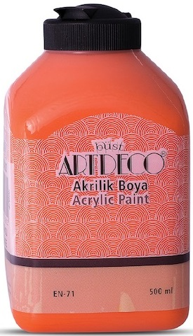 ARTDECO AKRİLİK BOYA 500 ML TURUNCU Y-070L-3603