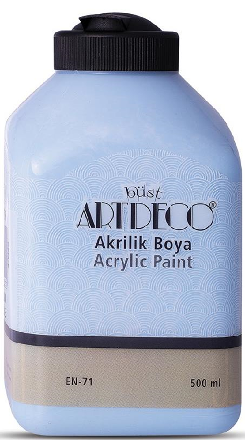 ARTDECO AKRİLİK BOYA 500 ML BEBEK MAVİ Y-070L-3679