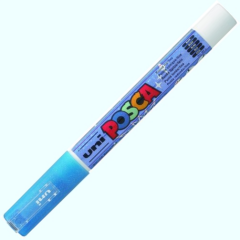 UNİ POSTER MARKÖRÜ POSCA 0.9-1.3 PC-3M MAVİ