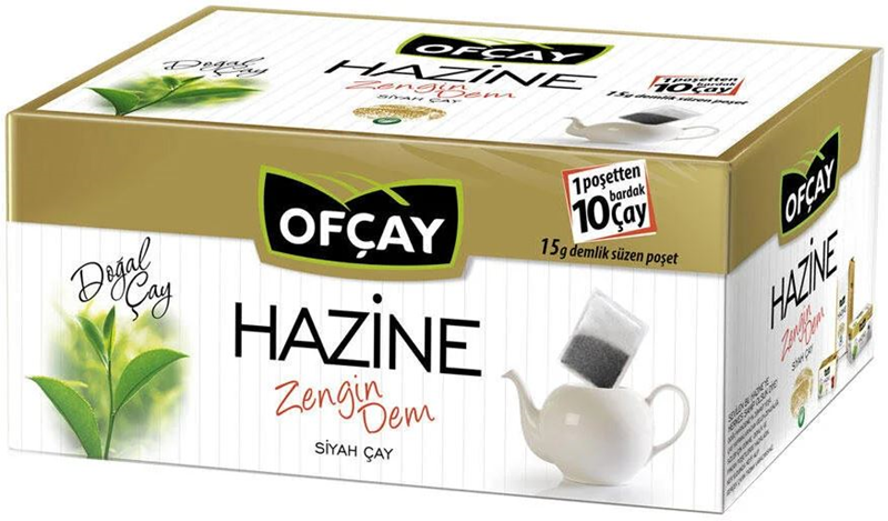 OFÇAY DEMLİK POŞET ÇAY HAZİNE-FİLİZ 15 GR x 30 ADET