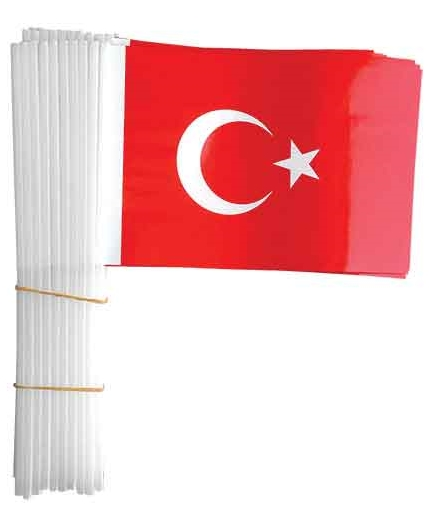 BUKET BAYRAK SOPALI TÜRK 80 Lİ 12x22,5cm BKT-301