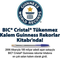 Bic Cristal Medium Tükenmez Kalem Siyah 50lLi - 847897
