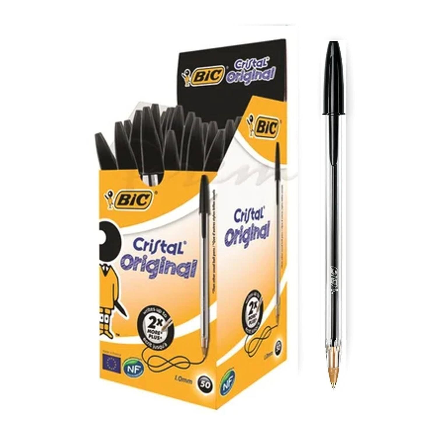 Bic Cristal Medium Tükenmez Kalem Siyah 50lLi - 847897