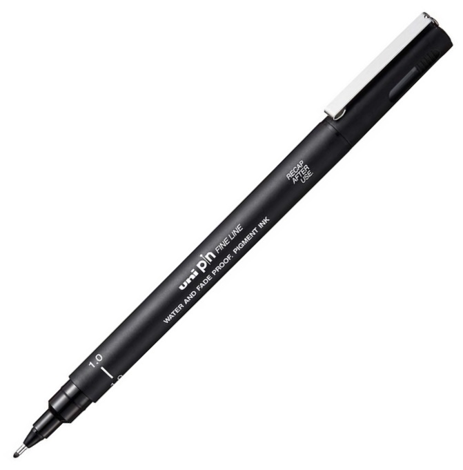 UNİ DRAWING PEN PIN10-200 1.0 SİYAH