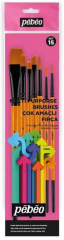PEBEO FIRÇA SETİ SET-15 7 Lİ ÇOK AMAÇLI NO:2-4-6-8-3/4-1/4