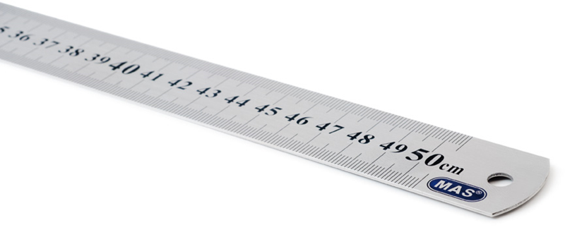 MAS CETVEL 2350 ÇELİK  50 CM