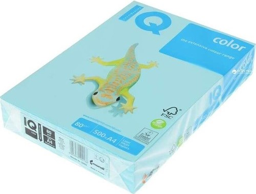 IQ RENKLİ FOTOKOPİ KAĞIDI 500 LÜ A4 80 g/m² MAVİ NE1331-BL29