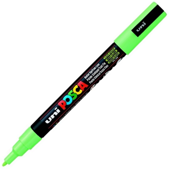 UNİ POSTER MARKÖRÜ POSCA 0.9-1.3 PC-3M AÇIK YEŞİL