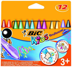 BIC PASTEL BOYA PLASTIDECOR ÜÇGEN 12 Lİ 8297732