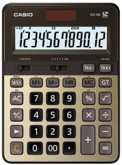 CASIO HESAP MAKİNESİ MASAÜSTÜ DS-2B 12 HANE GOLD