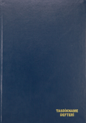 DİLMAN TASDİKNAME DEFTERİ CİLTLİ 22x32 96 YP 5332