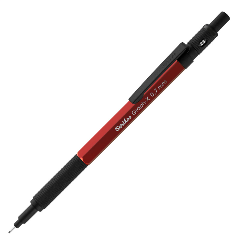 SCRIKSS VERSATİL KALEM GRAPH-X METAL 0.7 KIRMIZI