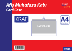 KRAF AFİŞ MUHAFAZA KABI A4 2004
