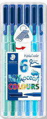 STAEDTLER KEÇELİ KALEM 6LI OKYANUS 323 SB6CS5