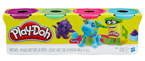 HASBRO PLAY-DOH OYUN HAMURU 4 LÜ (PRM)448GR B5517