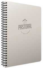GIPTA DEFTER PASTORAL 17x24 SPİRALLİ PP KAPAK 96 YP. ÇİZGİLİ 3253