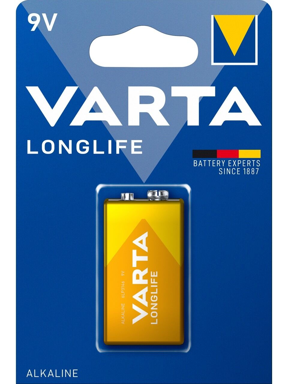 VARTA ALKALİN LL TEKLİ 9 VOLT 4122101411