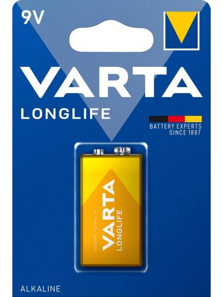 VARTA ALKALİN LL TEKLİ 9 VOLT 4122101411