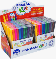 PENSAN KİDZ KEÇELİ KALEM 34020 12 RENK