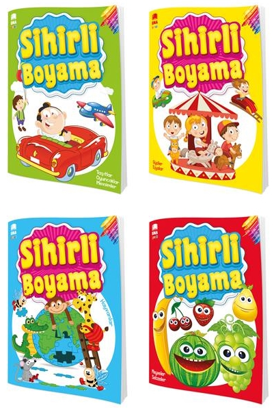 EMA ÇOCUK - SİHİRLİ BOYAMA 4 ÇEŞİT