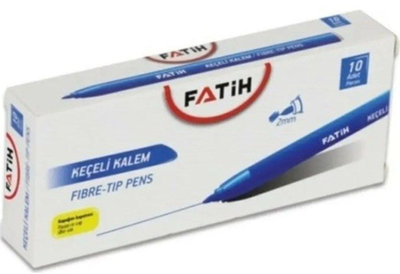FATİH KEÇELİ KALEM  OFİS TİPİ 10 LU MAVİ 34030