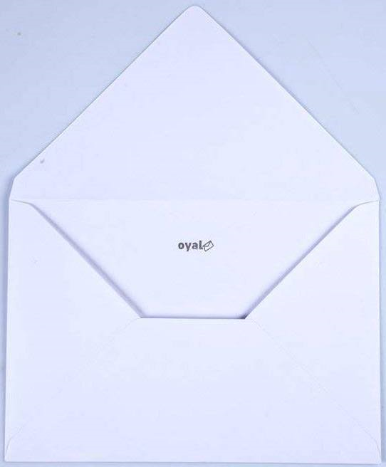 OYAL ZARF DAVETİYE 17.6x25 110 GR BEYAZ 30004148