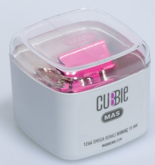 MAS KISKAÇ CUBBIE OMEGA PEMBE 19 MM 1266