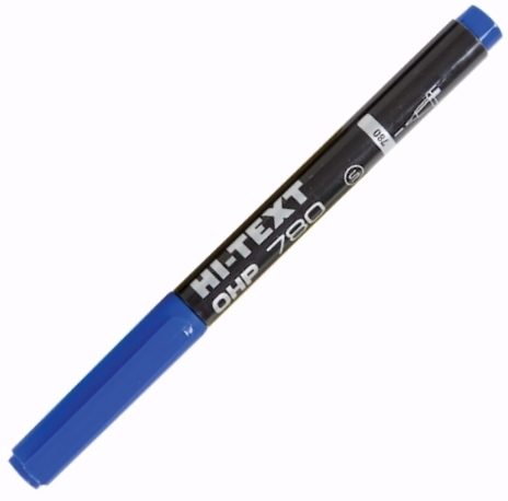 HI-TEXT ASETAT KALEMİ (S) MAVİ 780SM