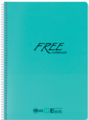 KESKİN DEFTER FREE A4 PP KAPAK SPİRALLİ 60 YP. ÇİZGİLİ 320401