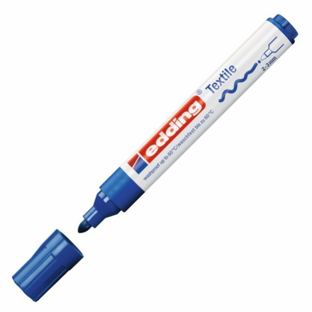 EDDING T-SHIRT KALEMİ E-4500 MAVİ