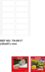 TANEX BİLGİSAYAR ETİKETİ TW-0017 35 X 97 MM 2 Lİ