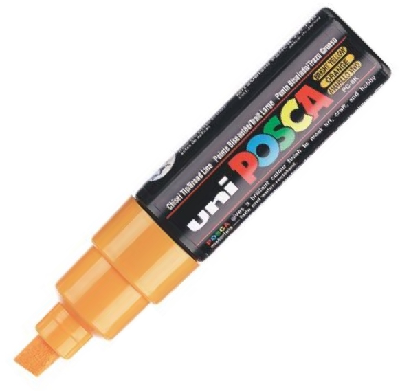 UNİ POSTER MARKÖRÜ POSCA PC-8K 8.0 PARLAK SARI