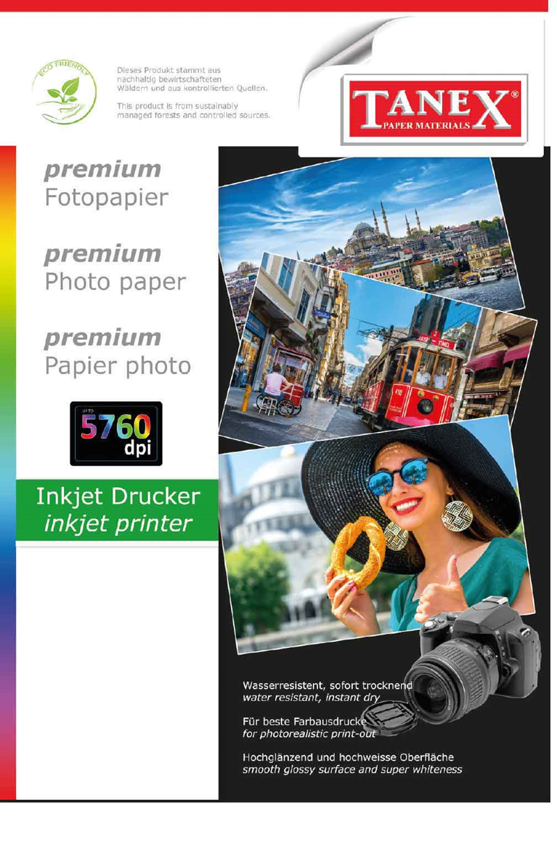 TANEX FOTOĞRAF KAĞIDI A4 150g 25 Lİ HC150G-25
