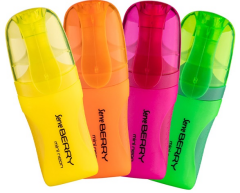 SERVE FOSFORLU KALEM BERRY MİNİ SET 4 LÜ NEON BRMFKP4FR