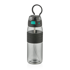 SHOTAY MATARA TRITAN  800 ML ŞEFFAF KAPAKLI ŞERİTLİ (4 ASS.) SHT-ST-7203