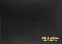 DİLMAN ANAOKULU KREŞ KÜNYE DEFTERİ CİLTLİ 96 YP 5311