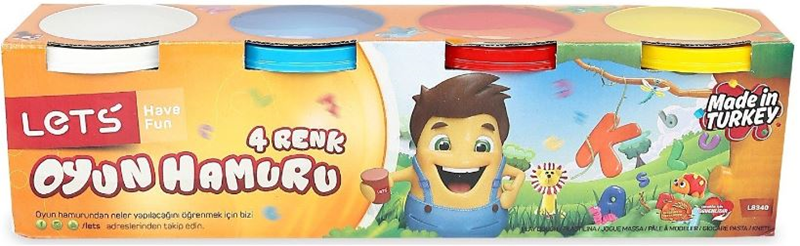 LETS OYUN HAMURU 4 RENK NORMAL RENKLER 440 GR L8440