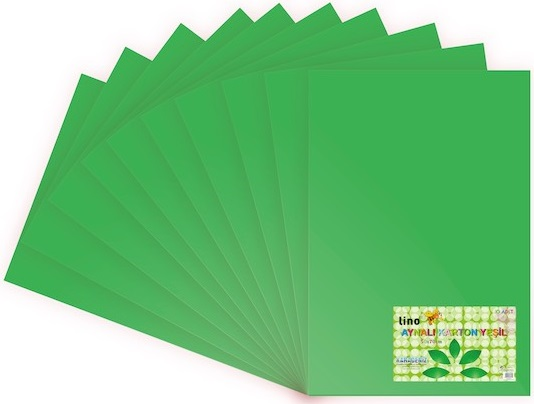 LİNO AYNALI KARTON 50x70 YEŞİL 10 LU 2708JQ-Y